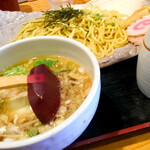 会津ラーメン 和 - 特製青じそ醤油つけ麺