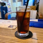 sa-habi- - アメリカンコーヒーのアイス(500円税)です。