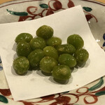 旬菜 おぐら家 - 銀杏素揚げ