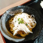 つる園 - 小鉢はふたくちそうめん(ひとくちよりはちょい多め^_^)