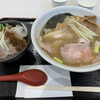 Mendokoro Kagetora Honta - 特製煮干白湯ラーメンとローストポーク丼ハーフ