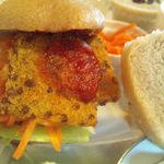 カフェむぎわらい - 高きびバーガー