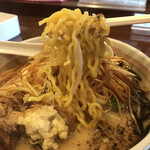 麺屋 おざわ - 麺はこんな感じ