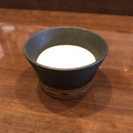 麺屋 おざわ - サービスの杏仁豆腐