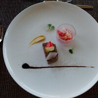 オールデイダイニング オアシスガーデン - 前菜   生ハムと 豚のパテ