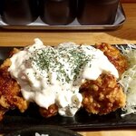 キッシーの鶏からあげ - チキン南蛮風唐揚げ定食