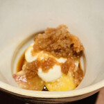 ラ カンロ - ⑧【無花果、珈琲】
      ★ 無花果、ミルクジェラート、珈琲シャーベット