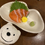 Yamanashimarugotoichibakoushuu - 甲斐サーモン Kai Salmon Sashimi at Yamanashi Marugoto Ichiba (Whole Foods Market) Koushu, Kofu！♪☆(*^o^*)