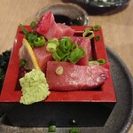 Sanzou - 升盛り本マグロブツ刺し 759円