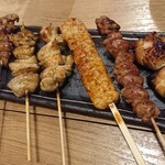 San zou - 串焼き盛り合わせ8本 1,089円