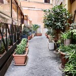 Da Gino al Parlamento - ローマも東京も下町には鉢植えがよく似合います