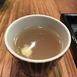 なにわ翁 - 蕎麦湯