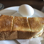 喫茶タチバナ - モーニングはバタートーストで（^^)
