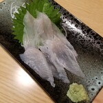 魚北水産 - ヒラメ刺 500円