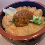Kinkabu - サーモン・いくら丼