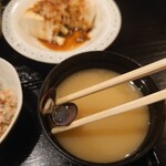 一亀 - お味噌汁はシジミ汁(20-09)