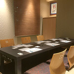 銀座 穂の河 - 堀り炬燵のお座敷(個室)