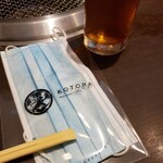 米沢牛焼肉 仔虎 仙台駅前店 - マスクケースがあれば清潔にしまえますね❗