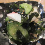 Kuiyanse - 小鉢　鮹とキュウリ、ワカメの酢の物