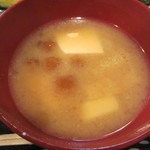 Kuiyanse - 味噌汁　豆腐、油揚げ、なめこ