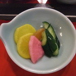 新ばし - うな重（漬物）