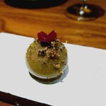 ラ カンロ - 鮎のリエット　三杯酢ジュレ包み