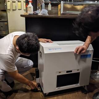 安全安心・美味しいの為に大型除菌イオンクラスター発生装置導入