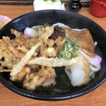 錦うどん - かやくうどん