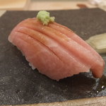 寿し ひでたか - トロ。この時期だけどおいしいまぐろでした。（青森）