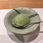鮨 福原 - 青紫蘇のシャーベット