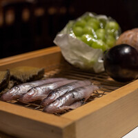 HAGI - 2020.9 本日の食材（メヒカリ、エゾアワビ、丸茄子、小菊南瓜、シャインマスカット）