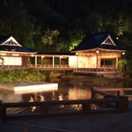 あさば - ライトアップされています。