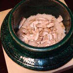 あさば - 松茸ごはん
      おこげまで完食です。