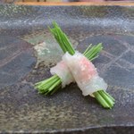 寿司割烹 魚紋 - 鱸。つまみ。