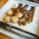 海のしょうげつ - 2012.06　朝ごはん、各自で干物を焼きます♪