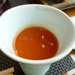 海のしょうげつ - 2012.06　朝ごはん、このトマトジュースメチャ濃厚