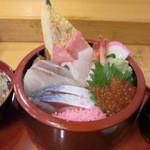 四街道江戸ッ子寿司 - ランチ海鮮ちらし２１００円