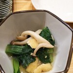 焼き鳥 ばかちん - ほうれん草の煮浸し