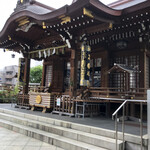Shina Soba Kaduya - 近くには大鳥神社もありますし、