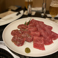 うしごろ 貫 恵比寿本店 - トウガラシ、クリ、厚切りハラミ