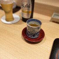 鳥匠 いし井 - ほうじ茶ちゃうよ〜( ´ ▽ ` )鳥スープなのだ！