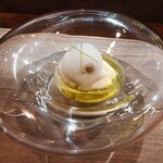 セルサルサーレ - 玉ねぎとリコッタチーズの冷奴 雲丹のせ