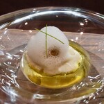 セルサルサーレ - 玉ねぎとリコッタチーズの冷奴 雲丹のせ