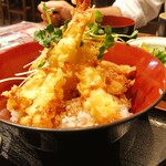 大阪産料理 空 - 季節野菜と海老天丼