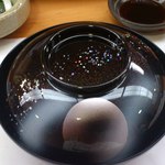 寿司割烹 魚紋 - お吸い物。美しい椀。