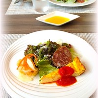 アルフォルトゥーナ - コーンのキッシュとヒラメのエスカベッシュ！
