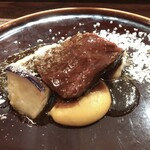 セルサルサーレ - 黒毛和牛のイチボとふわとろ茄子 デミグラスソースとパルミジャーノチーズ