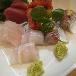 ふく田 - お刺身盛り合わせ