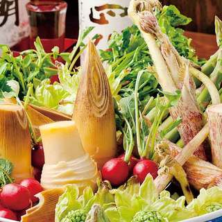 季節の野菜や山菜を使った料理が人気です。