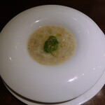 高田馬場 Ristorante En - ランチ（大麦と冬瓜のスープ）